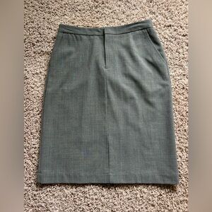 GAP Grey Knee-Length Pencil Skirt Size Small